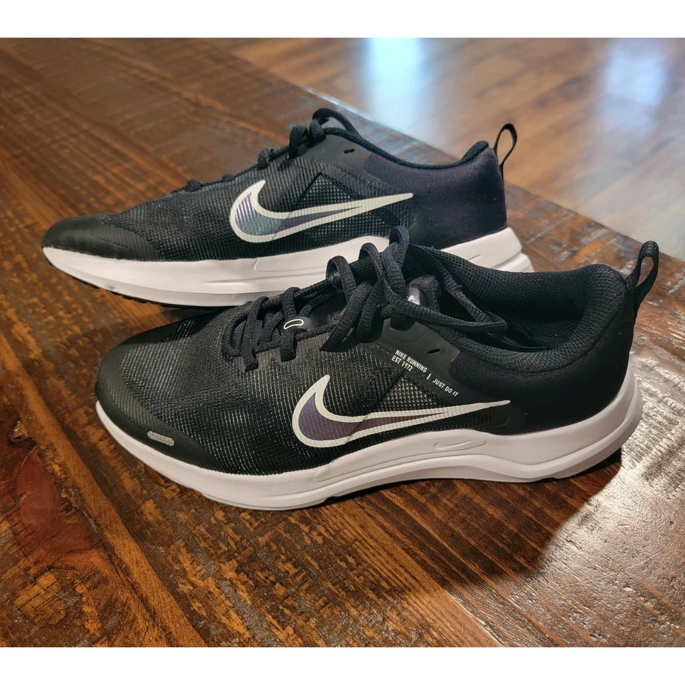 Nike Downshifter 12 NN (GS) Black/White Girl's Sneakers-Sz 5Y NWOB DM4194-003